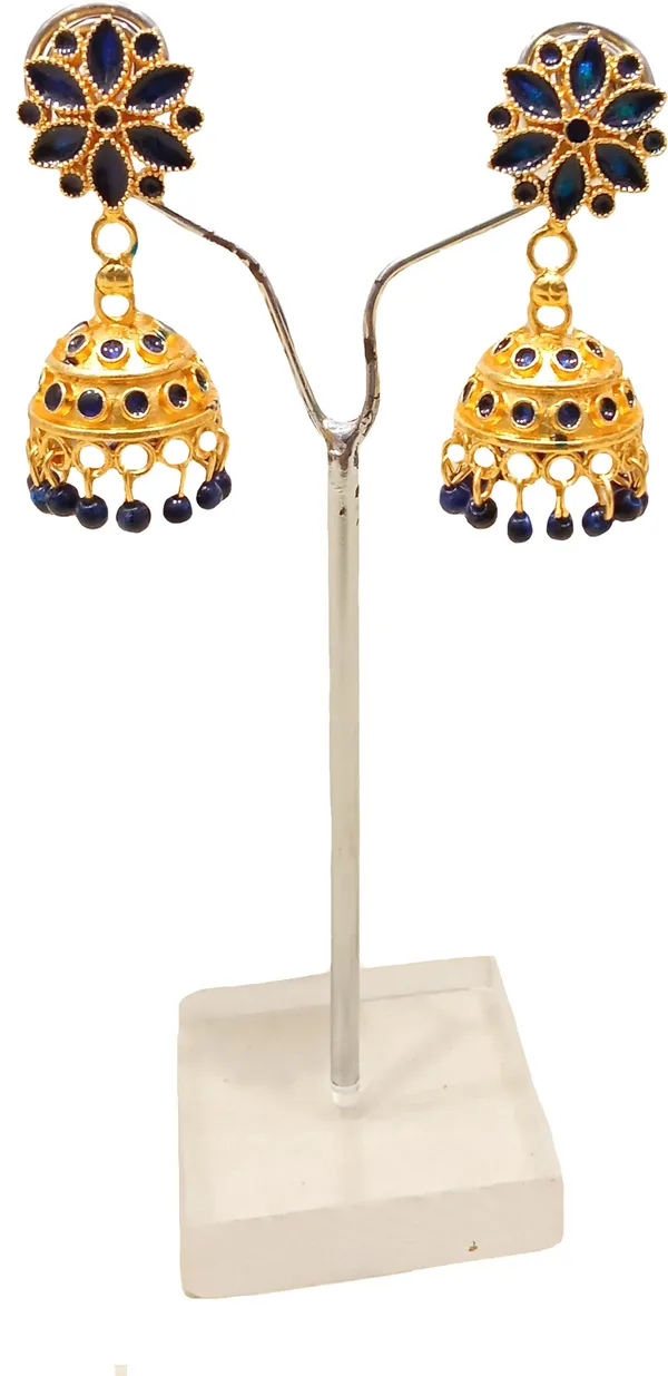 Assamese_Traditional_Jhumka_Earring_Copper_Jhumki_Earring_For_Girls_&_Women